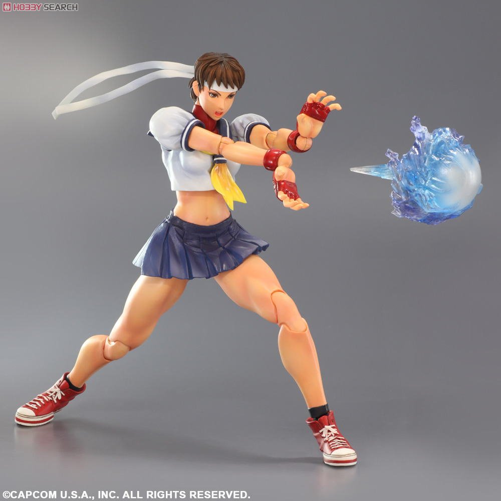 プレイアーツ改 ストリートファイター さくら 開封品 欠品なし