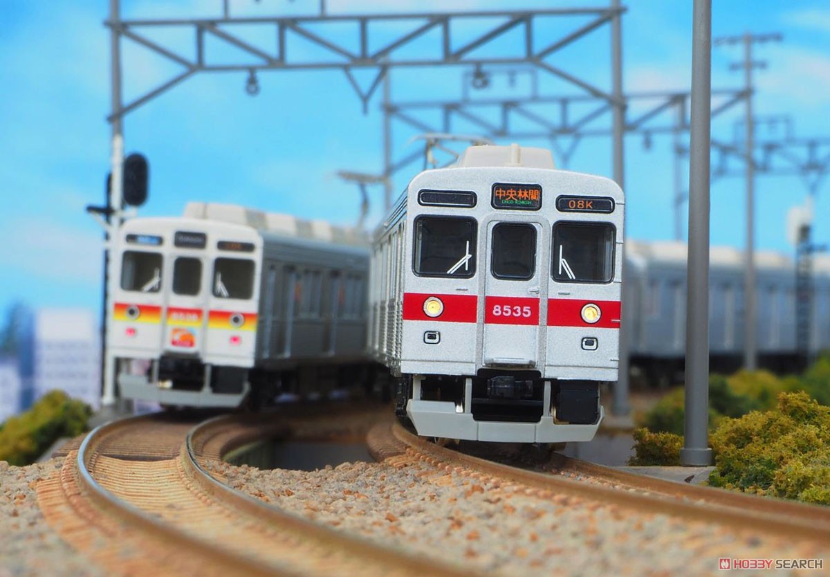 東急 8500系 (田園都市線・黄色テープ付き) 増結用中間車4輛セット