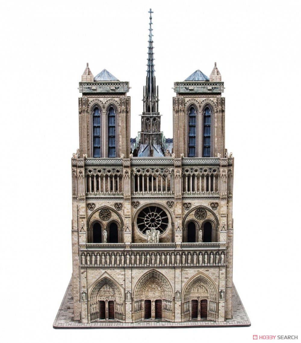 ノートルダム大聖堂 (フランス、パリ) (ペーパークラフト) - ホビー