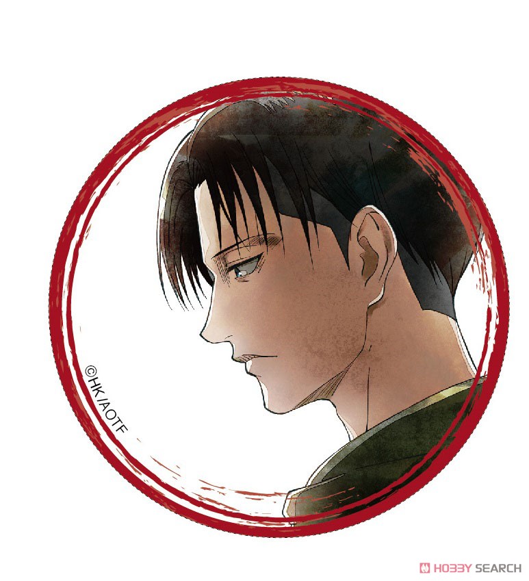 進撃の巨人」 キャラバッジコレクション リヴァイ Art-Pic (8個セット