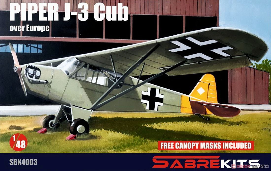 テトラPiper J3 Cub (PJ-400E) 電動スケールモデル 未組立 テトラPiper