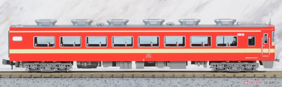 東武 1800型 「急行りょうもう」 クリーム帯 運転室風道装置付 6両