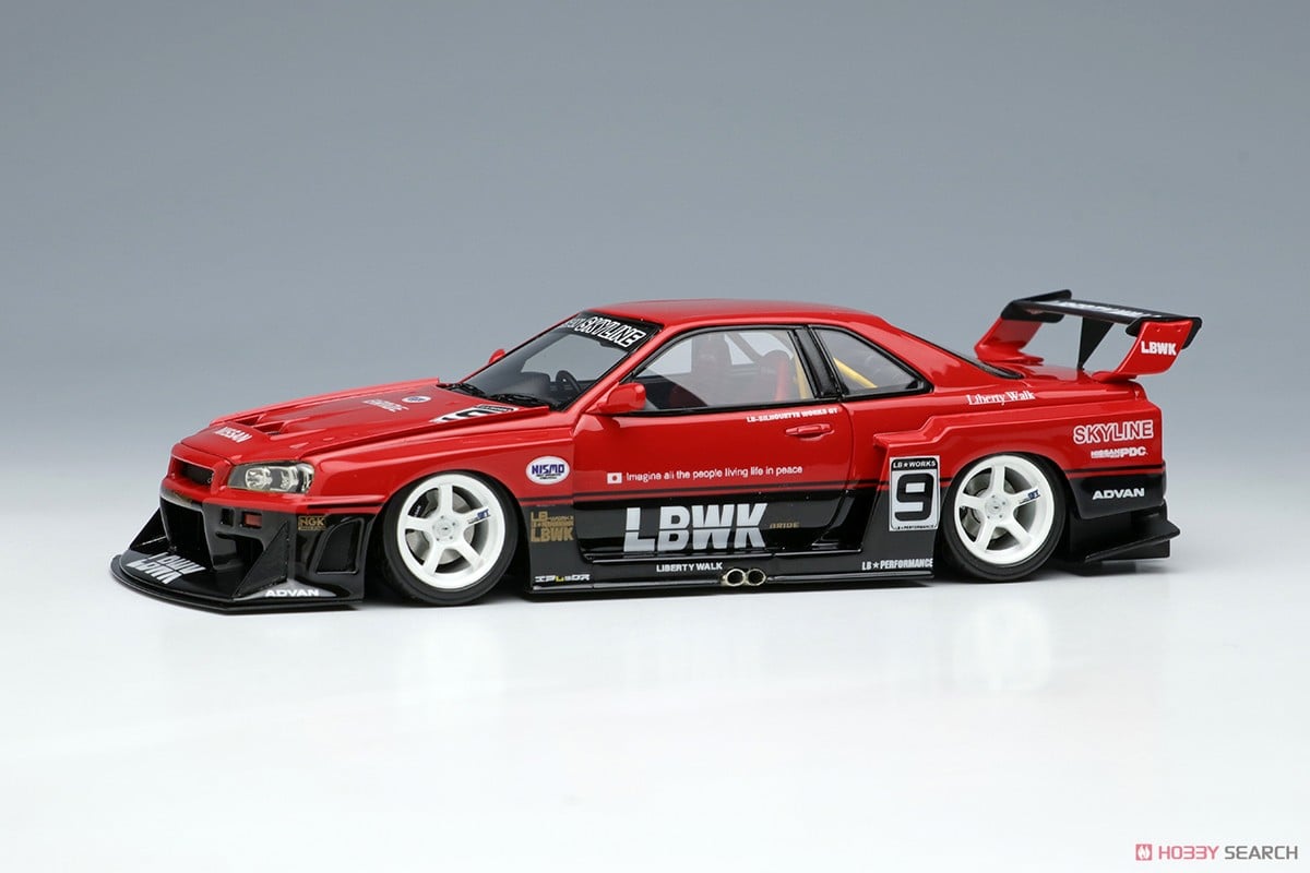 LB-ER34 スーパーシルエット スカイライン (ホワイトホイール