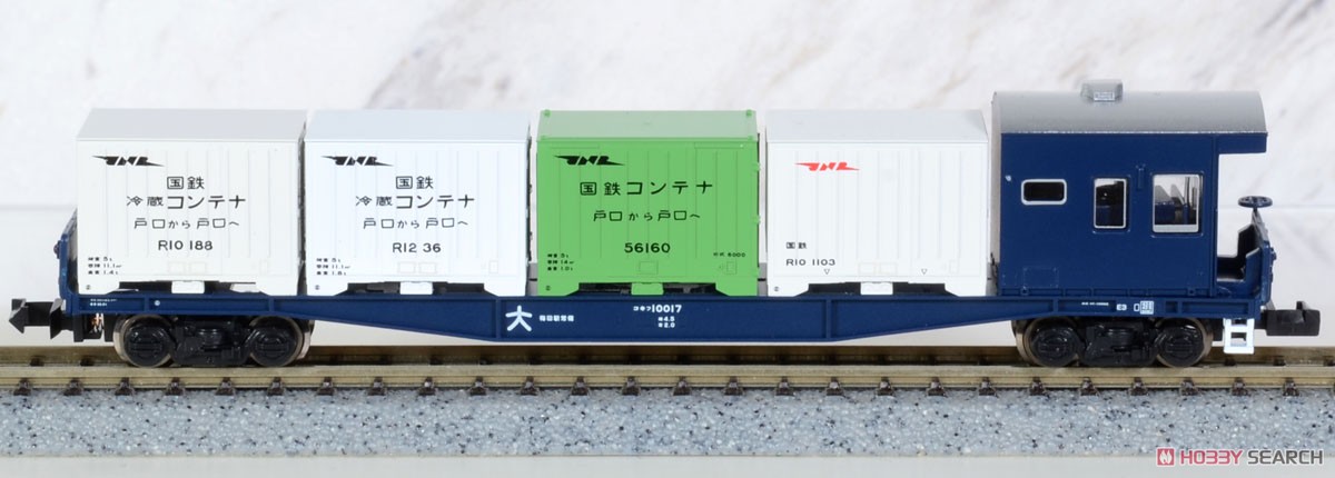 コキフ10000 登場時 コンテナ4個積 2両セット (2両セット) (鉄道模型