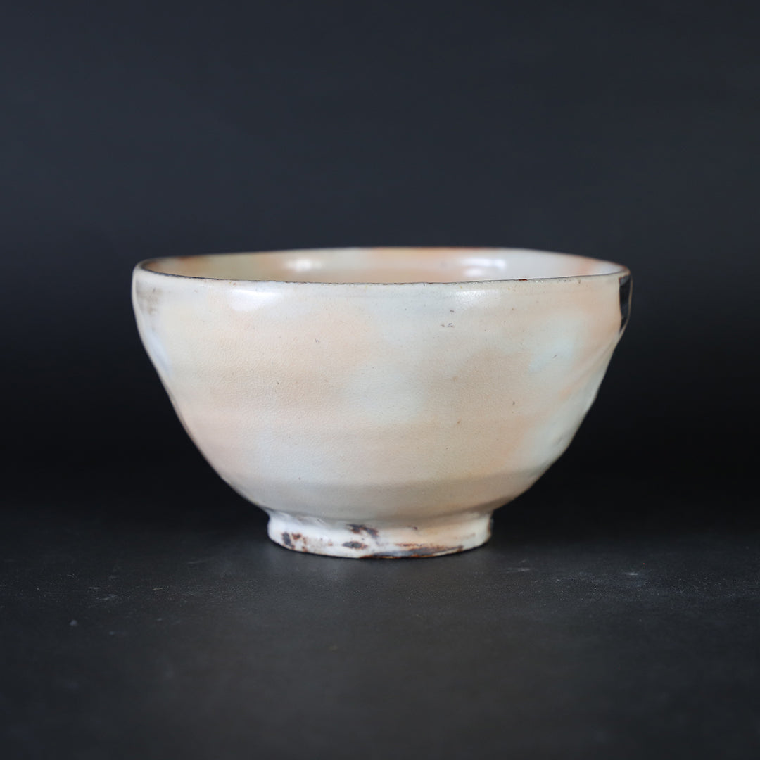 志野唐津 中里重利 中里重利 作 唐津粉引茶盌 – ギャラリー一番館