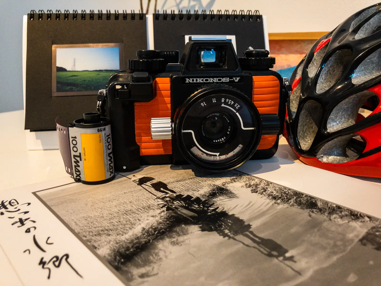 Nikonos V Review - Cycling with and shooting on Dry Land - Steven