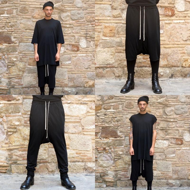 Rick Owens DRKSHDWクロップドサルエルパンツ RICK OWENS(リック