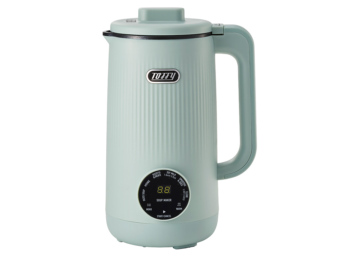 Toffy オートスープブレンダー(セラミックコートタイプ)ペールアクア