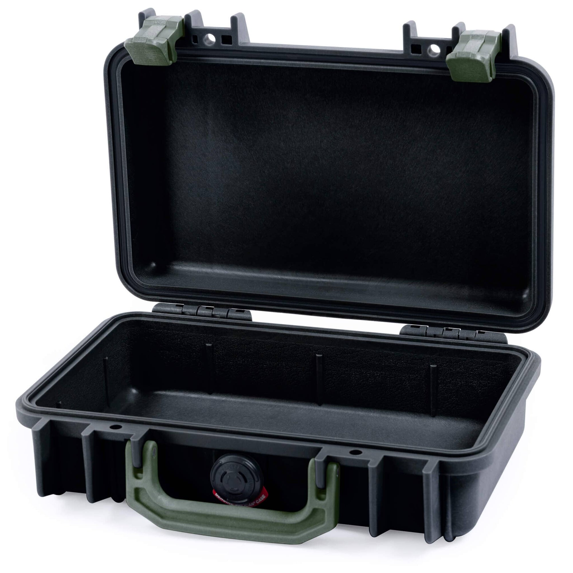 Pelican 1170 Case: Black with OD Green Handle & Latches - ColorCase