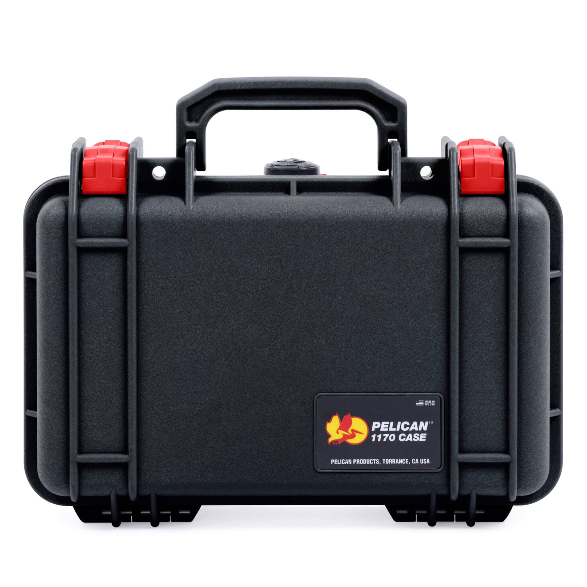 Pelican 1170 Case, Black with Red Latches - ColorCase