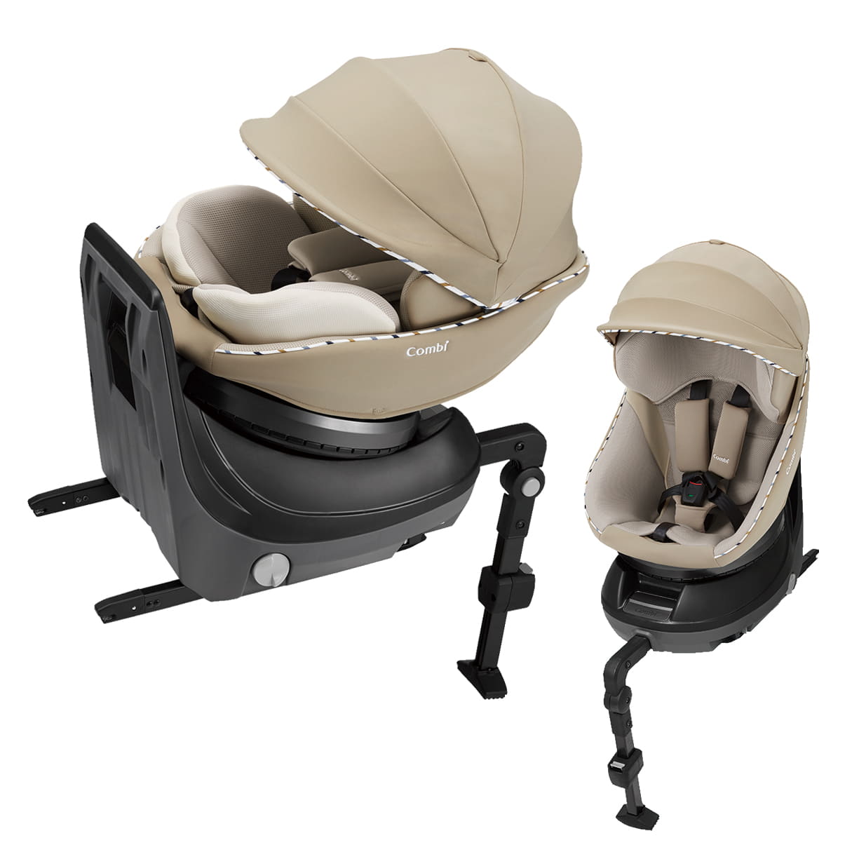 クルムーヴ スマート ISOFIX エッグショック tete a tete （バースデイ