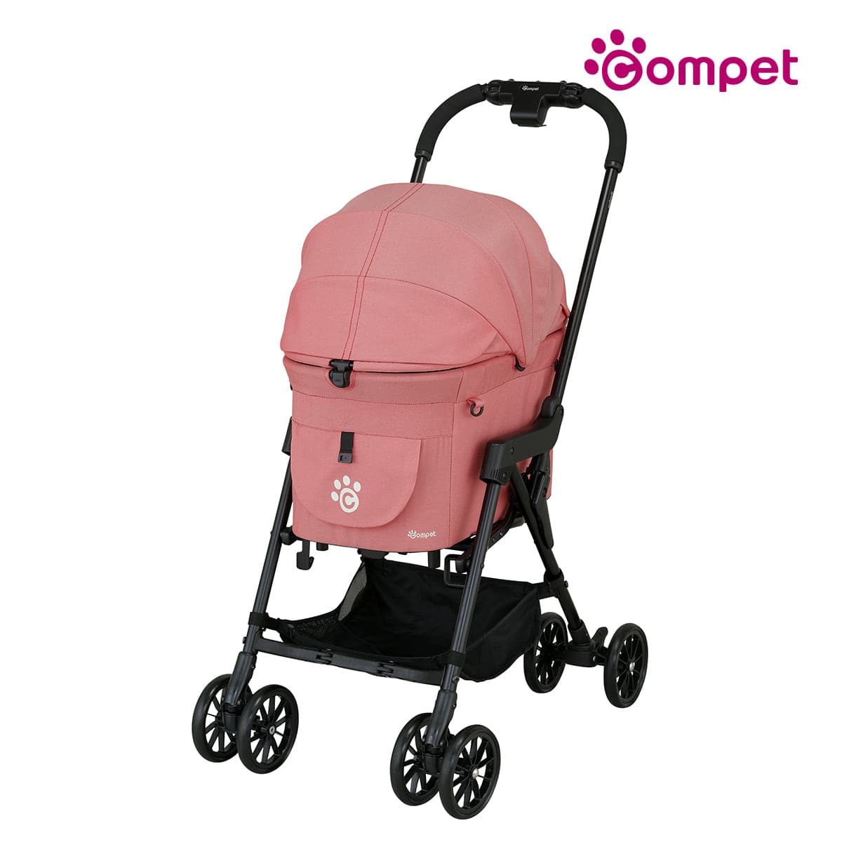 Compet コムペットmili mili ルビードット キャリーカバー付 コンビ