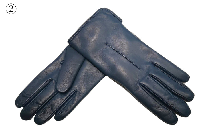今季 メローラ ナッパ黒 シルクライニング グローブ 革手袋 MEROLA