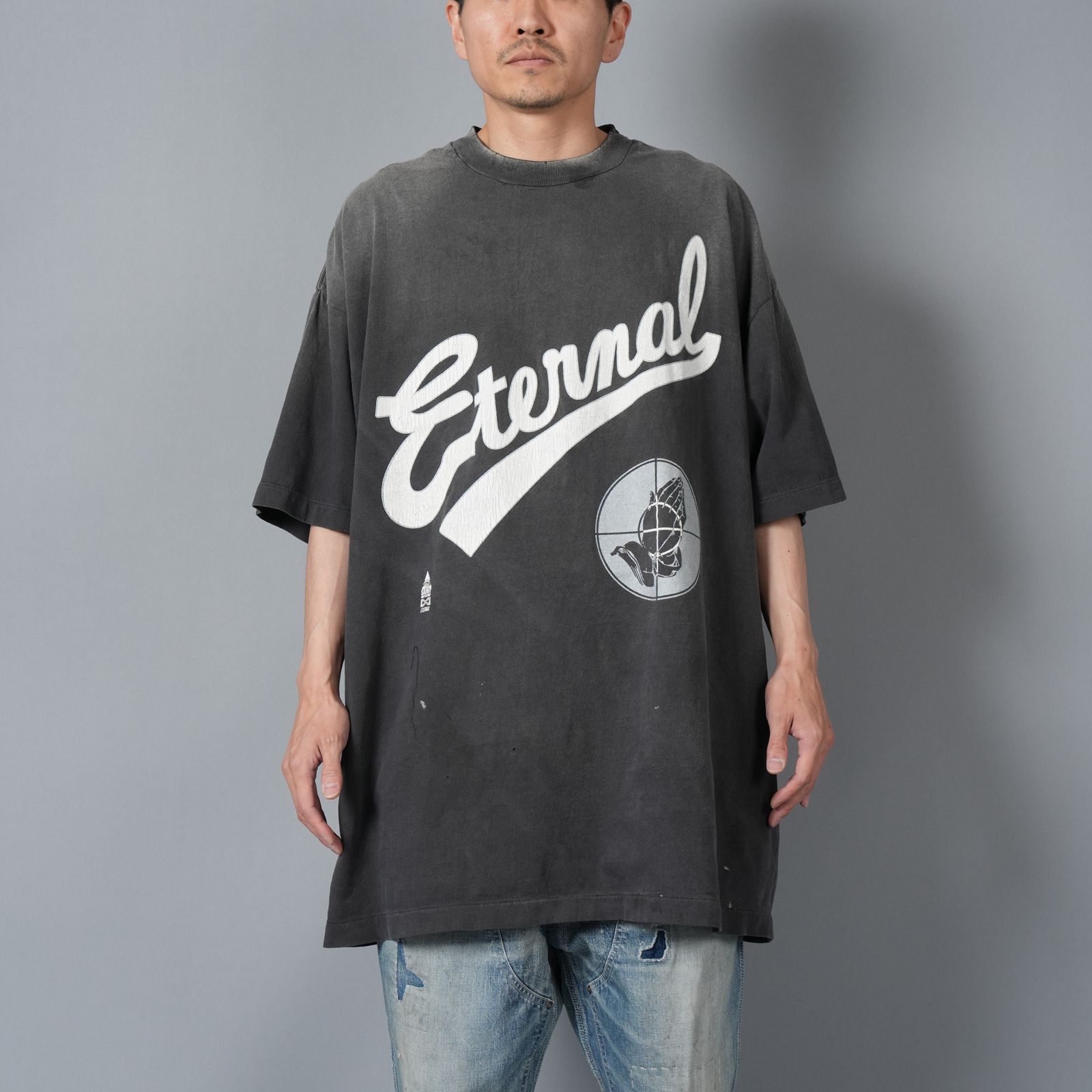 SAINT M×××××× - 【ラスト1点】【コラボ】SM-HR8-0000-C01 / FG_SS TEE