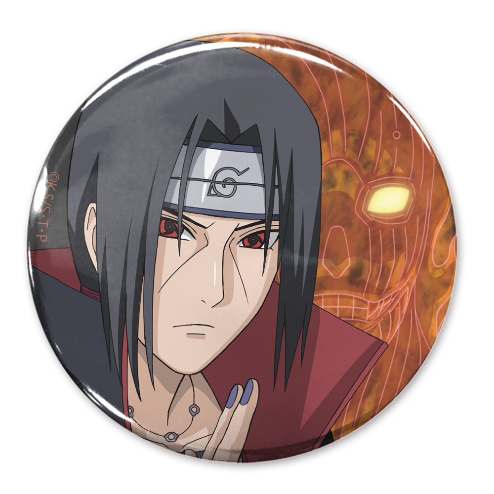 NARUTO ナルト うちはイタチ イタチ真伝 缶バッジ J-World JW 描き