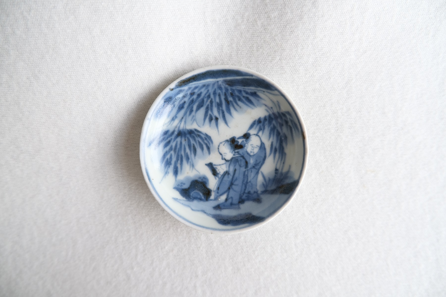 染付の豆皿 | ココロバエ 〜Cocorobae〜 アンティーク雑貨・骨董通販の