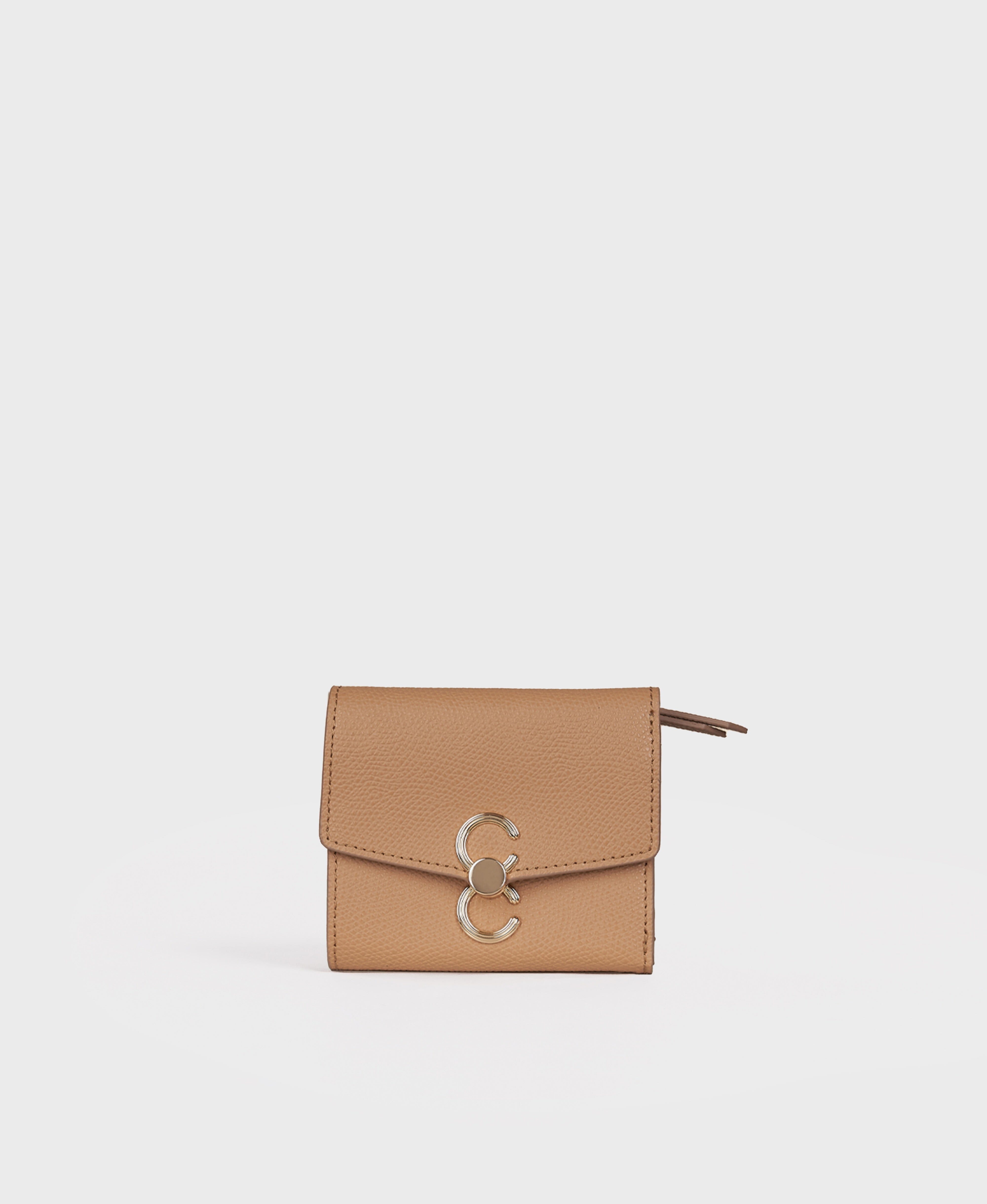 Cafuné - Double-C Wallet - Camel