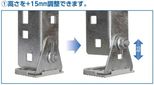 C-WJ-LH2型 二段置用エアコン部品 架台 キヤッチャー:C-WJ-LH2