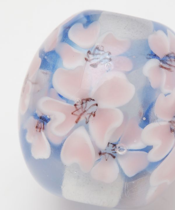 極希少江戸後期◇とんぼ玉（蜻蛉玉）『青』大変美しく細かい細工 練硝子