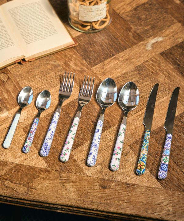 WM A Rogers】アールヌーボー ディナーナイフ / フォーク 12本 WM A