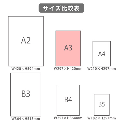 オリジナルA3クリアポスターカレンダー カレンダーダイレクト