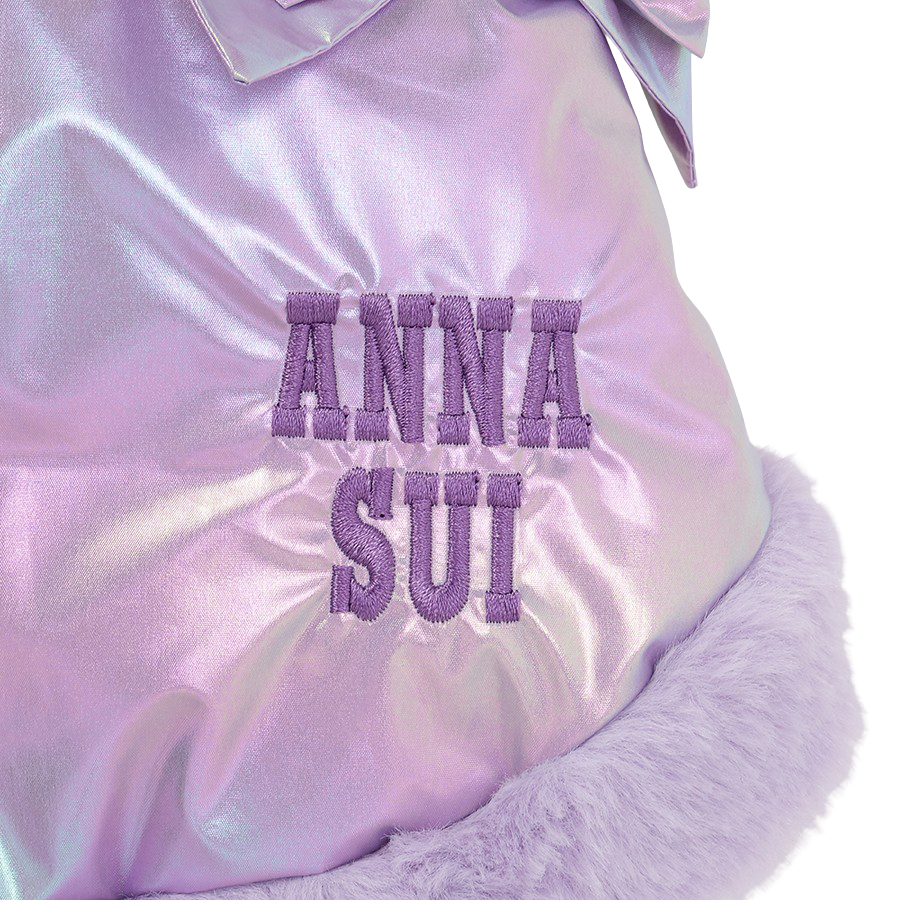2025秋冬 ANNA SUI（アナ スイ）リボン付きリアルダウンベスト | 犬服