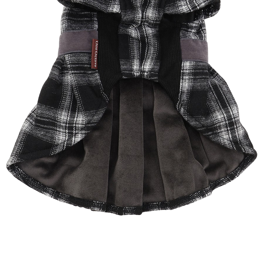 2025秋冬 ONE OCTAVE（ワンオクターヴ）チェック柄ワンピース | 犬服
