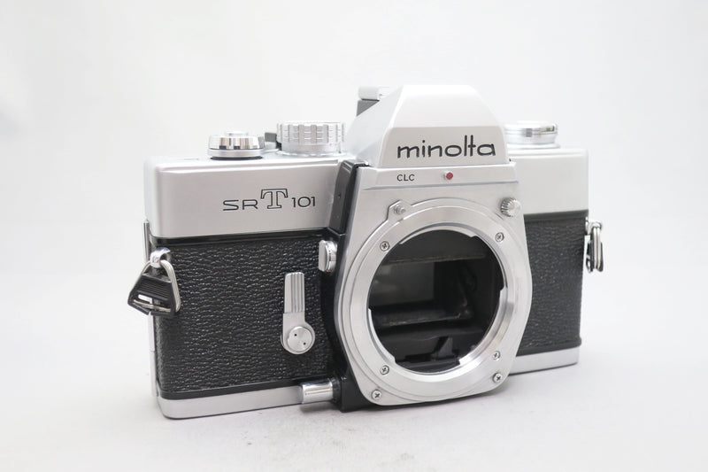 173【匿名配送】 ミノルタ SRT101 一眼レフ フィルムカメラ 露出計OK