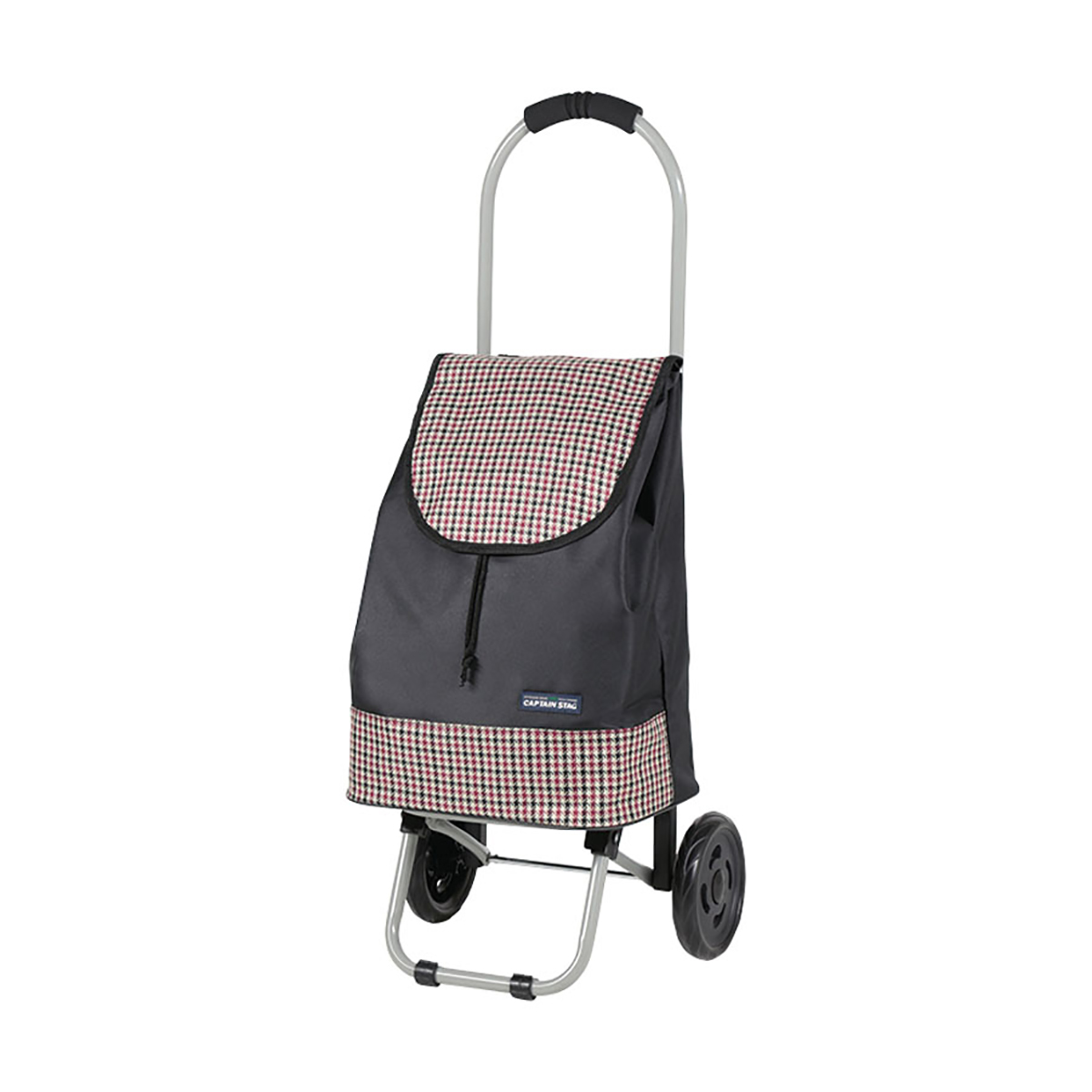ライフ ショッピングキャリーカート(千鳥格子レッド) - アウトドア