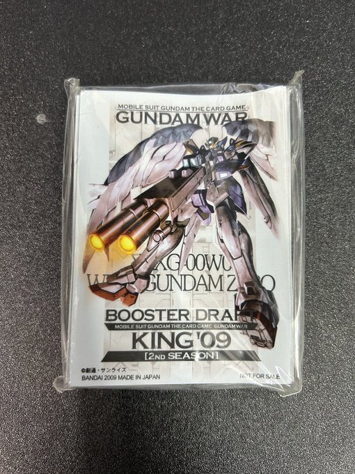 ガンダムウォー ウイングガンダムゼロカスタム スリーブ 69枚 開封品