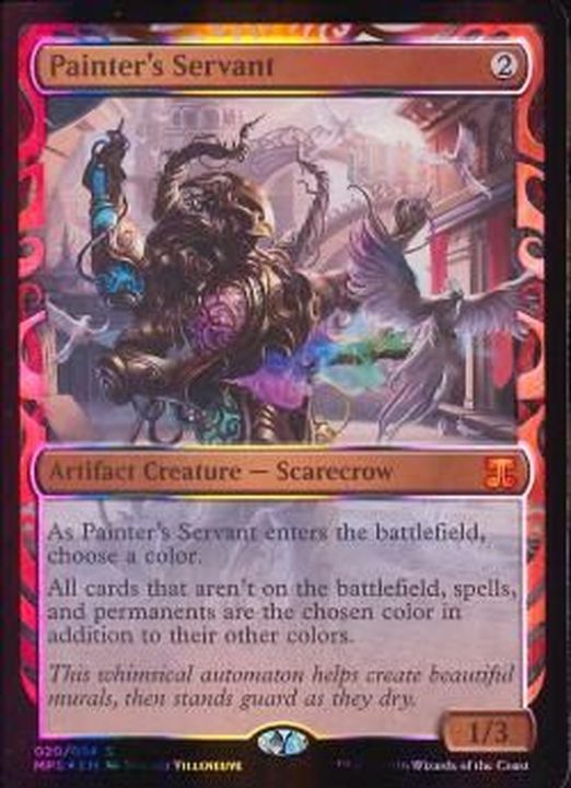 Foil《絵描きの召使い⁄Painter's Servant》[ジャッジ褒賞] 初版英語