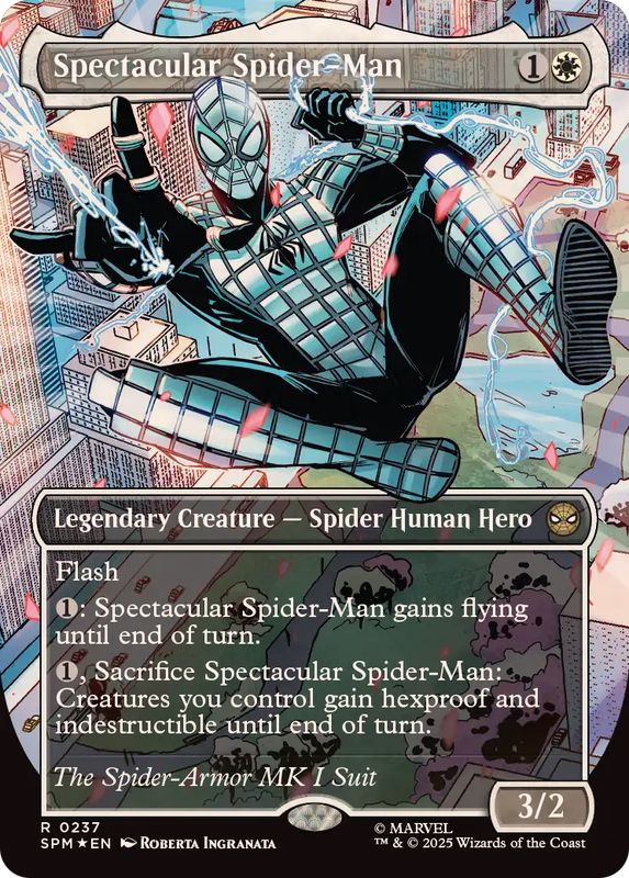 スペクタキュラー スパイダーマン テクスチャー・Foil ボーダーレス