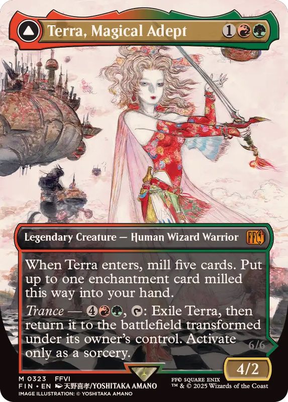 M*r様 MTG 魔導戦士、ティナ ボーダレス foil 英語 M*r様 MTG 魔導戦士