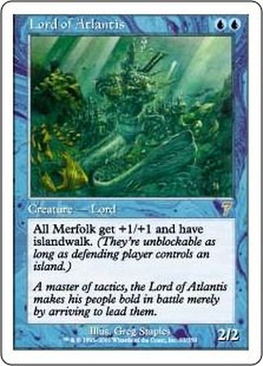 EX]アトランティスの王/Lord of Atlantis《日本語》【7ED】