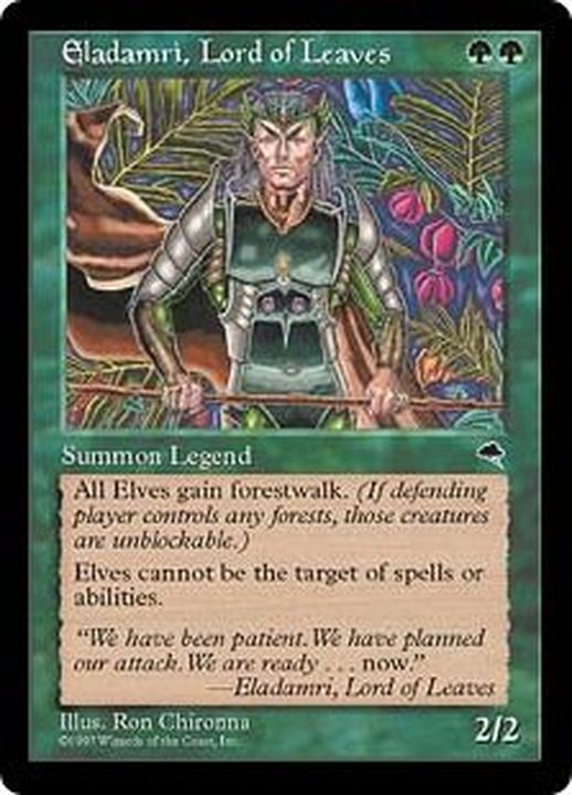 MTG 葉の王エラダムリー 中国語1枚 EX+]葉の王エラダムリー/Eladamri,