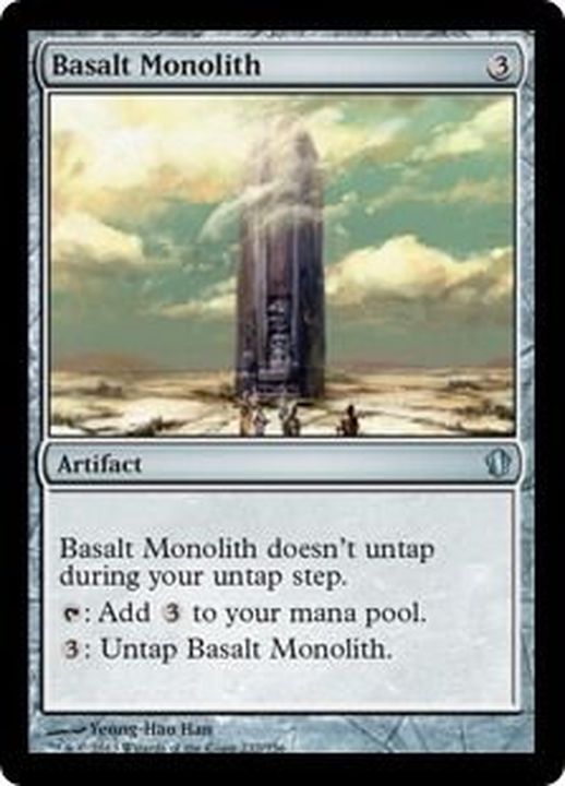 MTG 玄武岩のモノリス 英語版 EX+]玄武岩のモノリス/Basalt Monolith