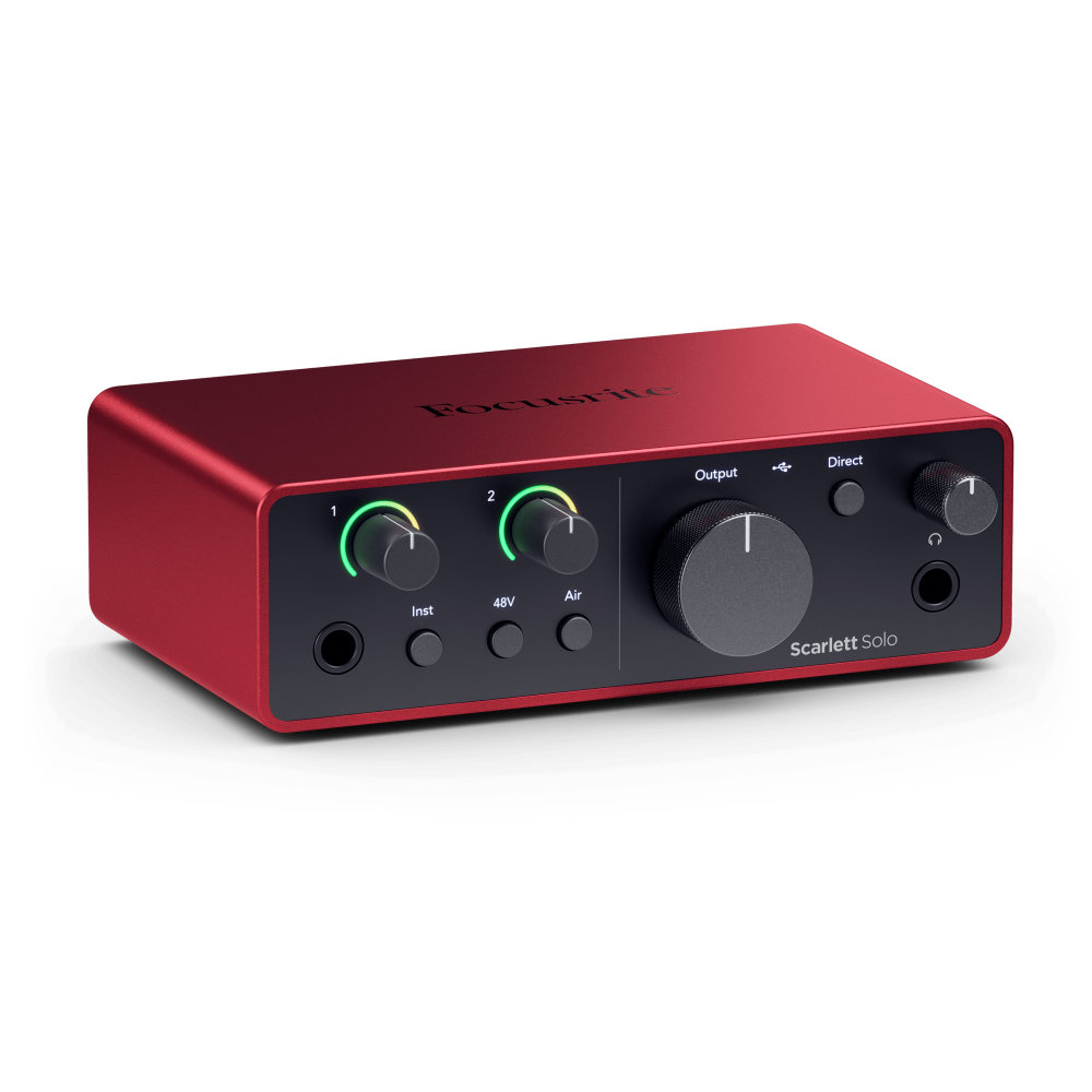 Focusrite Scarlett Solo Studio 4th Gen オーディオインターフェイス