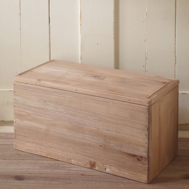 ヴィンテージ風木製収納ボックス【数量限定品/アウトレット】*ラ