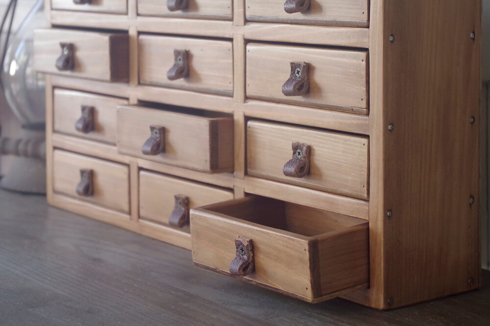 オールドメゾン 木製アンティーク風引き出し付き家具 オールドメゾン