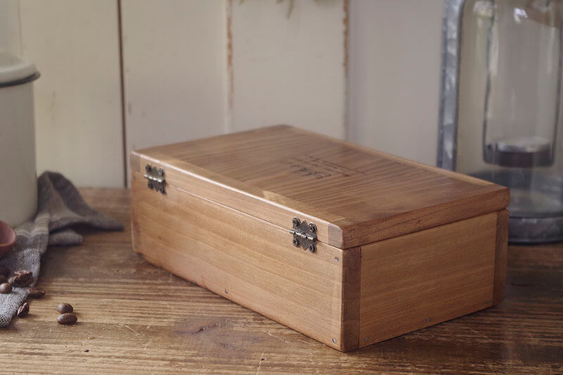 アンティーク風木製ミニ収納ボックス｜ヴィンテージスタイル木箱｜通販