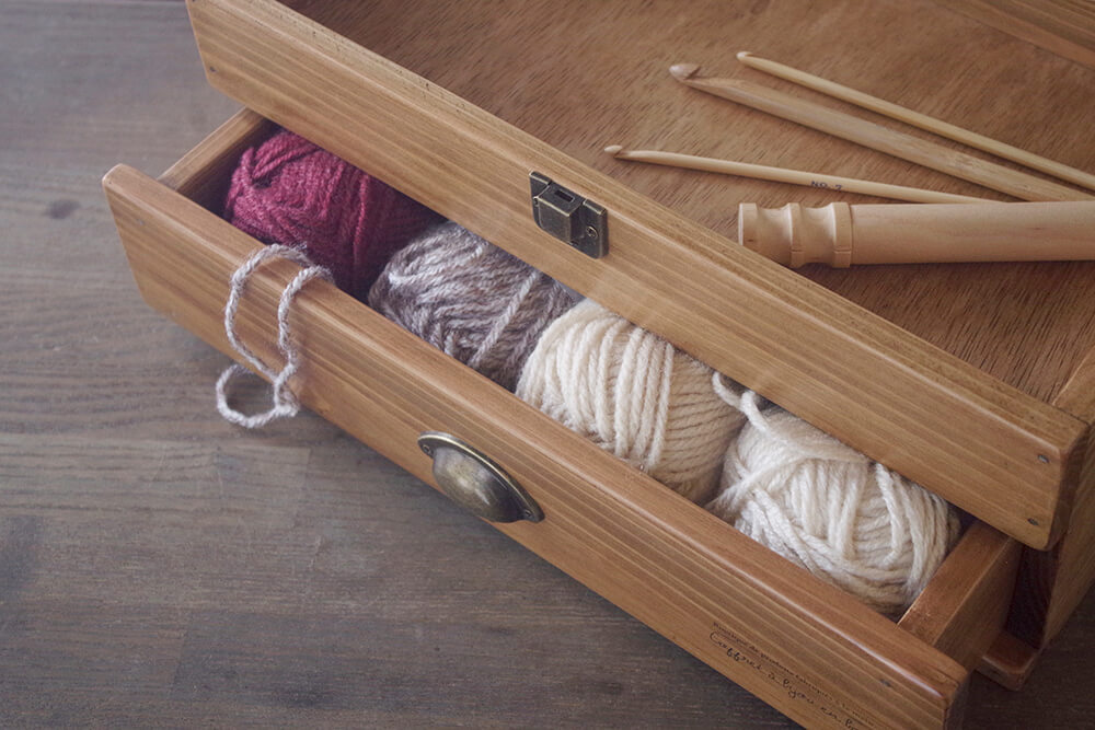 アンティーク風ツールドロワーボックス｜手作り収納木製ケース｜通販