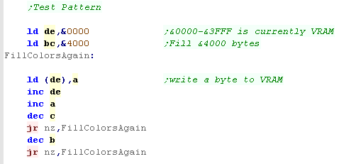 Z80 Assembly programming for the Spectrum Next