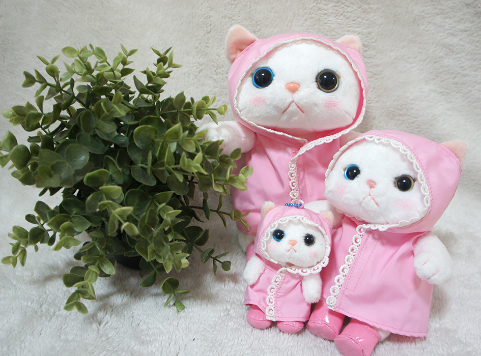 レトロ ピンク ねこ マスコット ピンクの猫 ピンクの猫 ピンクの猫