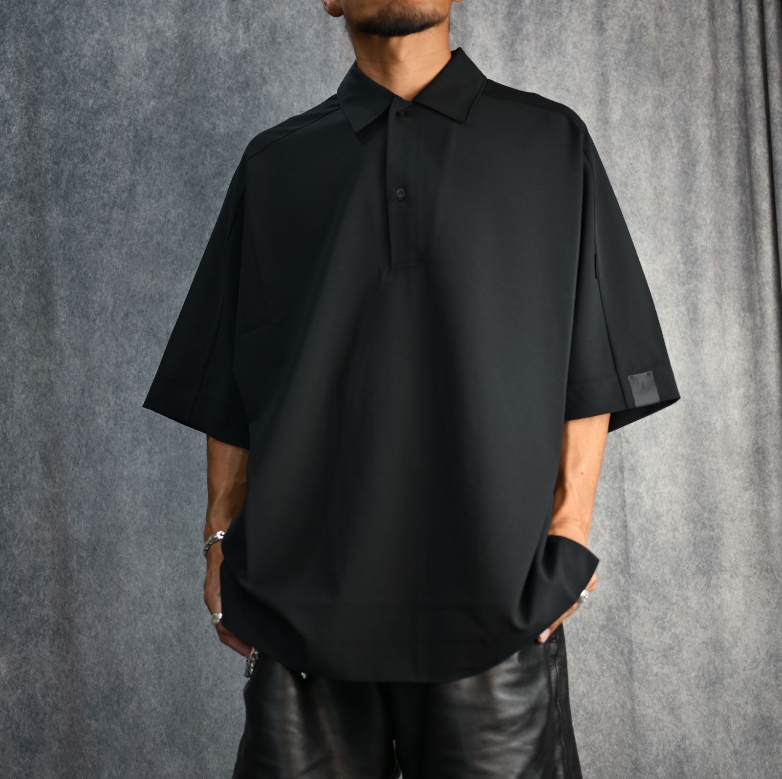 N.HOOLYWOOD - POLO SHIRT (BLACK) / ポロシャツ （ブラック） | chord
