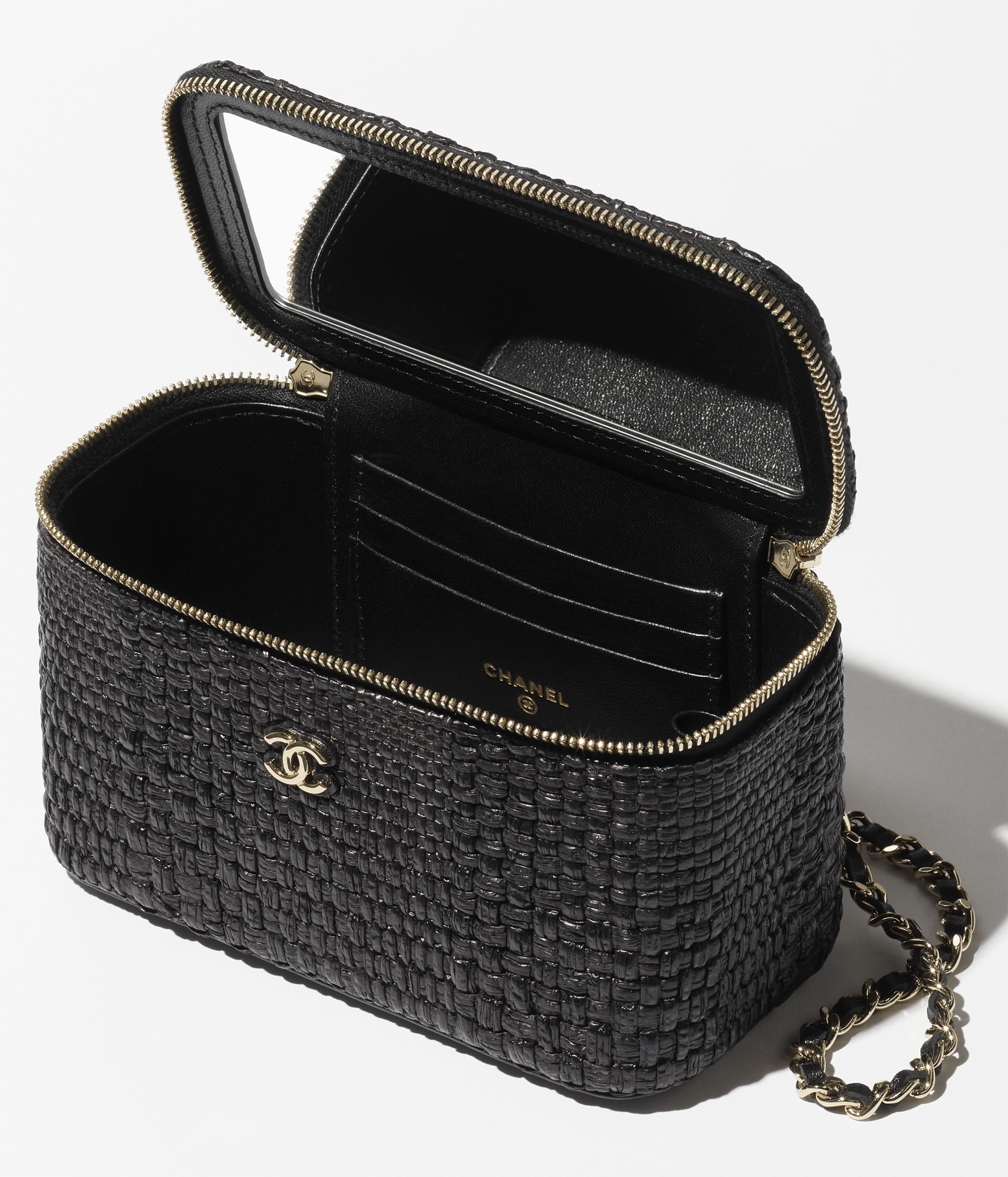 クラシック ジップ ケース - グレインド シャイニー カーフスキン