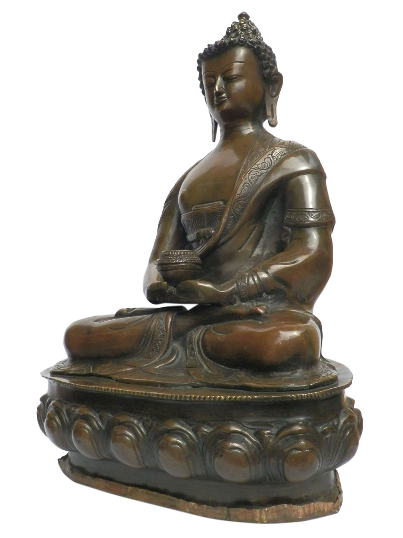 アジアン雑貨 BS-54 ネパール仏像 釈迦牟尼仏陀尊像