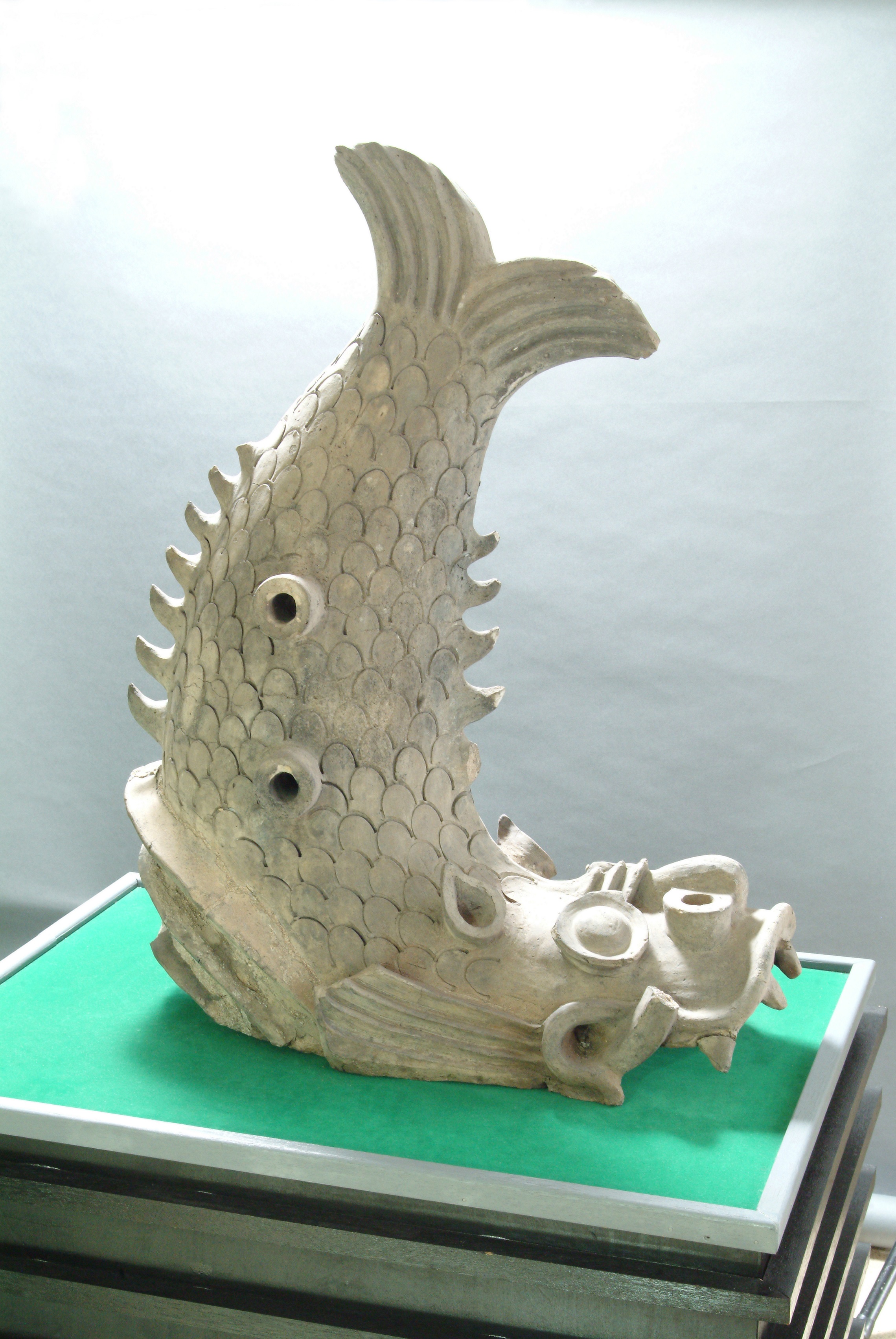 戦国末期〜江戸時代前期頃極稀少レア博物館資料級築城櫓城門用鯱