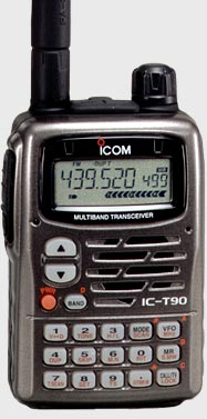 icom IC-T90 50/144/430MHz マルチバンドトランシーバー