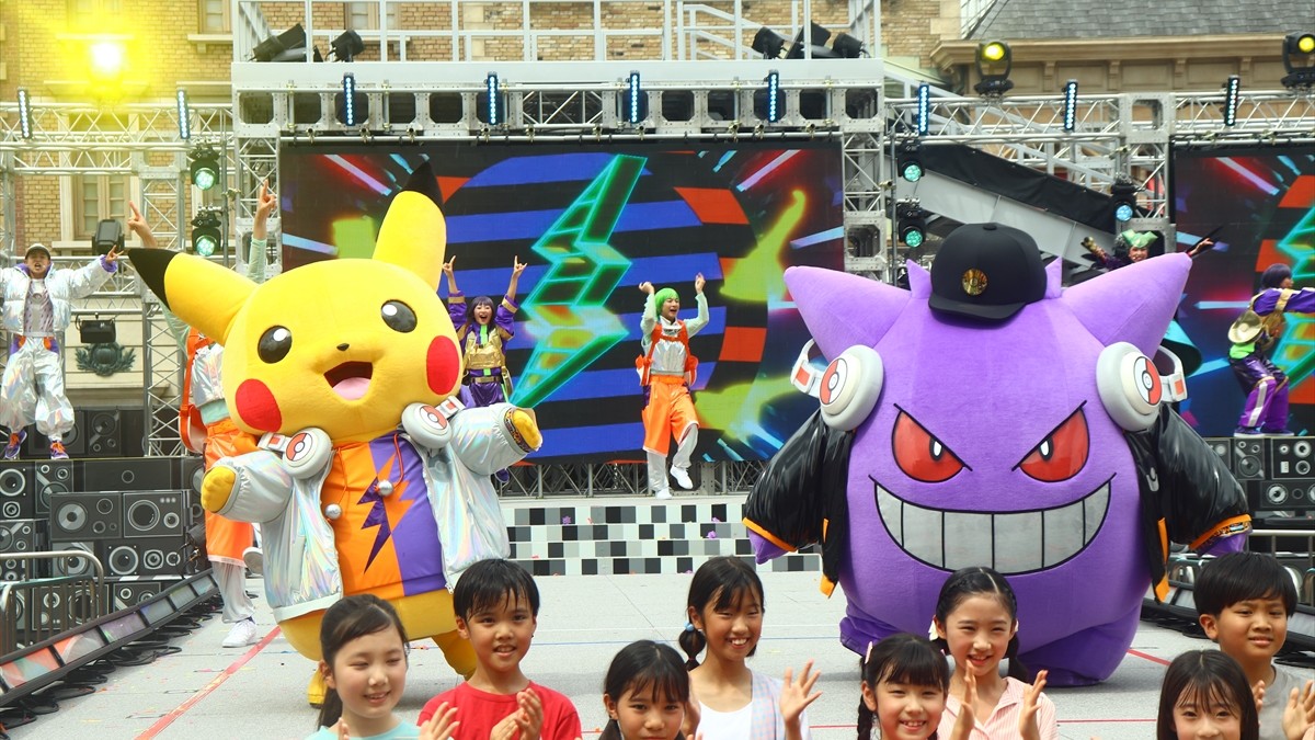 USJ初のポケモンショーが公開！ DJピカチュウ＆DJゲンガーらが会場を