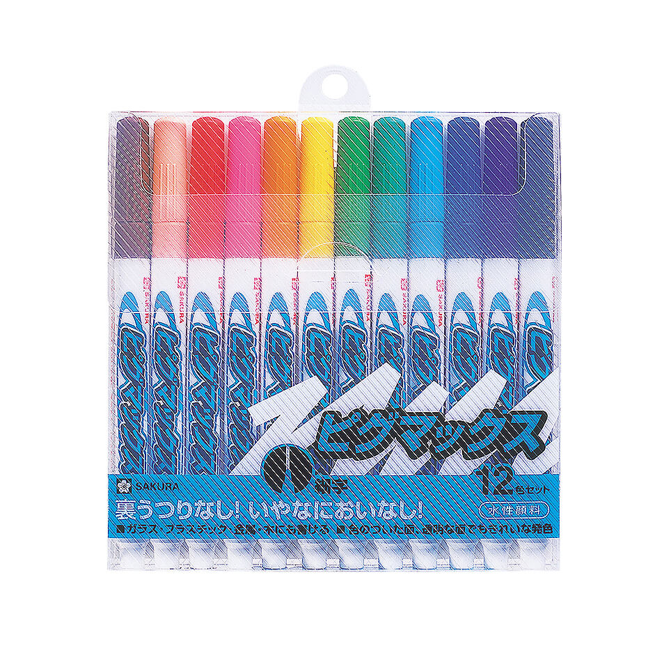 ピグマックス細字12色セット｜ピグマックス｜水性マーカー